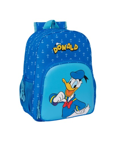 Mochila Escolar Donald Azul - 33x42x14 cm - Niño/Chico
