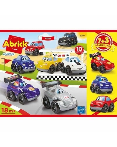 Ecoiffier Playset 10 Vehículos: Camión, Coche, Tractor - Juguetes Niños
