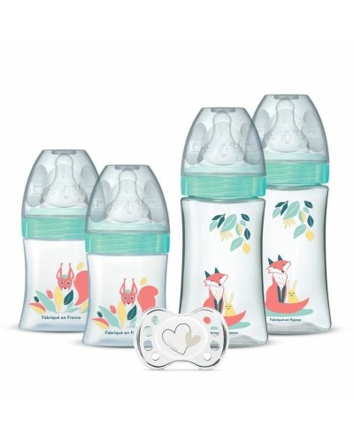 Dodie Babyflaschen Set Geburt + Anti-Kolik Sauger 0-6 Monate
