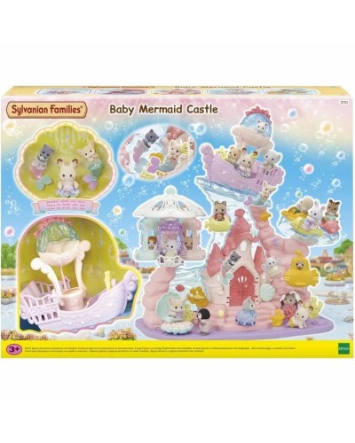 Leksakspaket Sylvanian Families Babie Mermaid Castle Plast