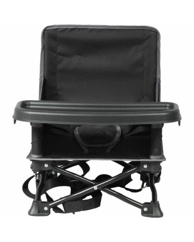 Bambisol High Chair Black: Foldable, Adjustable, Polyester
