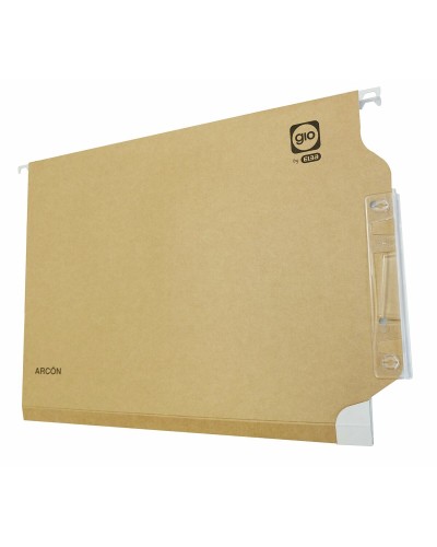 Elba Arcón Suspension File A4 White/Brown with Label Viewer
