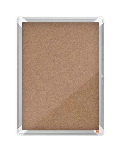 Nobo Cork, Glass and Aluminum Bulletin Board 53x69cm - Notice Board Display
