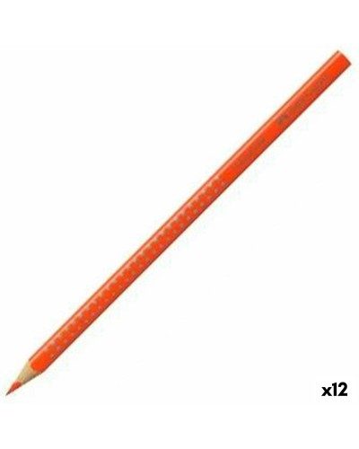 Faber-Castell Colour Grip Arancione Scuro - 12 Matite Colorate Ergonomiche
