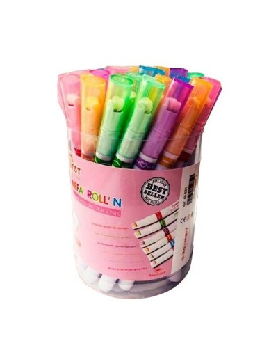 Roymart Cenefa Roll'N - Set 36 Pennarelli Multicolore - Disegno & Scrapbooking

