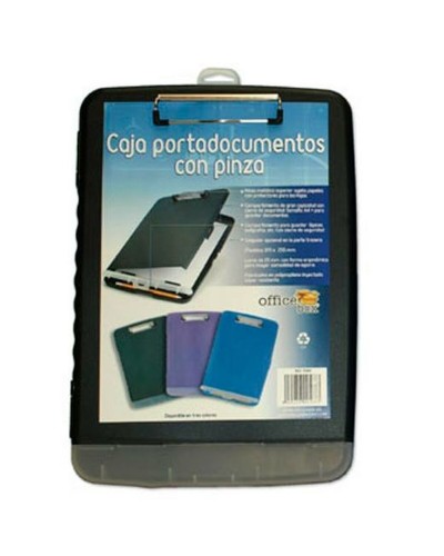 Documentenhouder Office Box Klemt A4+ Zwart