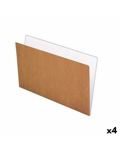 Subfolder Elba Wit Bruin A4 50 Onderdelen (4 Stuks)