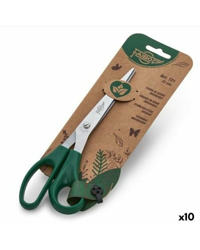 Sax Faibo Grön Rostfritt stål 21 cm (10 antal)