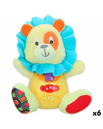 Winfun Leone Peluche Sonoro 15cm (x6) - Morbido e Divertente
