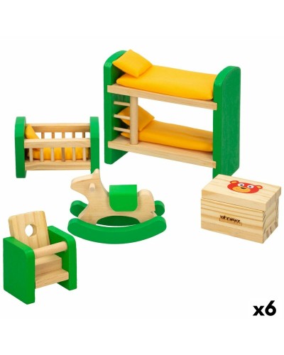 Doll's house bedroom Woomax (6 Stuks)