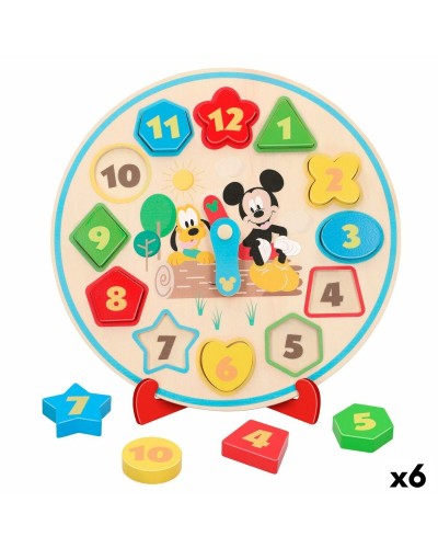 Disney Lernuhr - 6er Set - Spielerisch die Uhrzeit lernen
