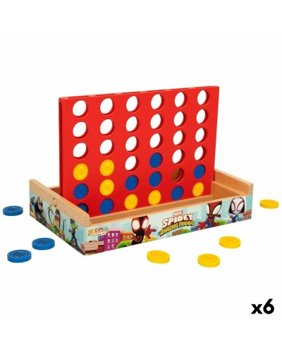 Spidey Tris 4 Cestini Contenitori - 24x16x15 cm - Set 6 Pezzi Organizzazione
