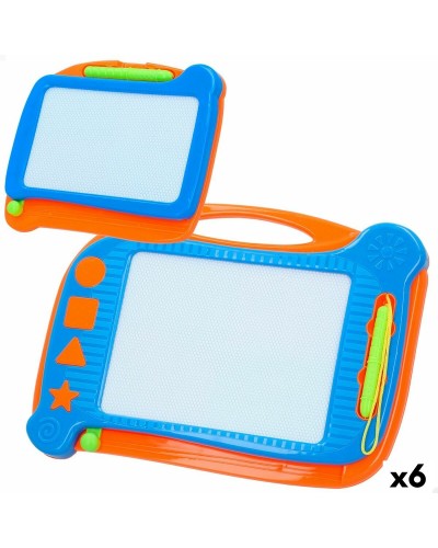 Colorbaby Tableau Magique : Set de 2 Tableaux Colorés, 6 Tampons Inclus
