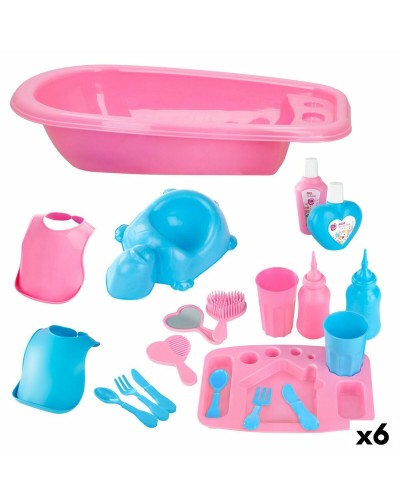 Colorbaby Poupée Nouveau-né : 20 Accessoires, 39cm - Ensemble Complet 6 pièces Jeux d'enfants
