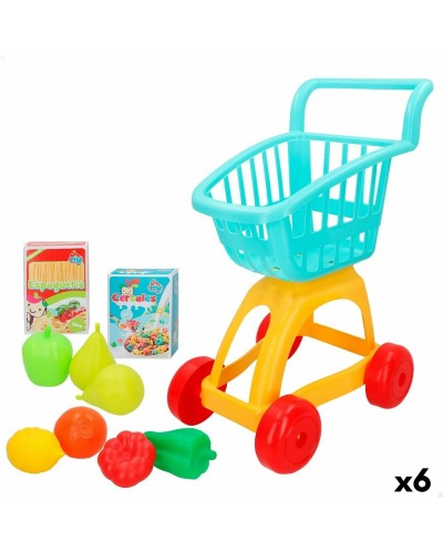 Winkelwagen Colorbaby My Home Speelgoed 10 Onderdelen 34 x 54 x 29 cm 6 Stuks