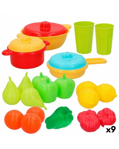 AquaSport Set Alimentos de Juguete: 24 Piezas Cocina, Utensilios & Accesorios - ¡Diversión!
