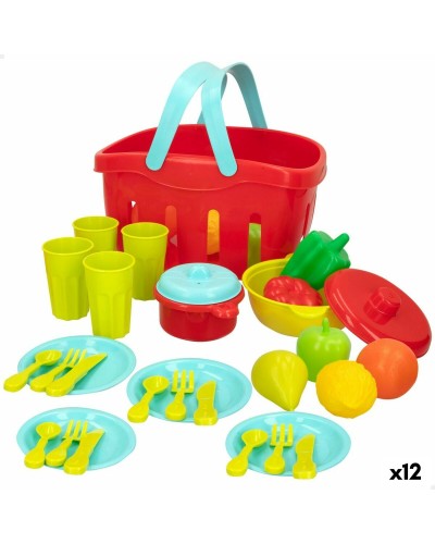 Colorbaby Spielzeug-Lebensmittel Set 36-teilig - Küchenutensilien und Zubehör
