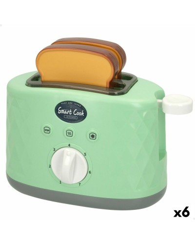 Colorbaby Tostadora de Juguete con Sonido - 18x11,5x9,5 cm (6 Unidades) - Imitación Cocina
