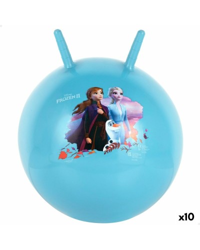 Palla che salta Frozen Ø 45 cm Azzurro (10 Unità)