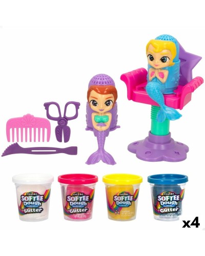Cra-Z-Art Softee Dough: Set Plastilina Sirene, 4 Colori, Capelli Modellabili

