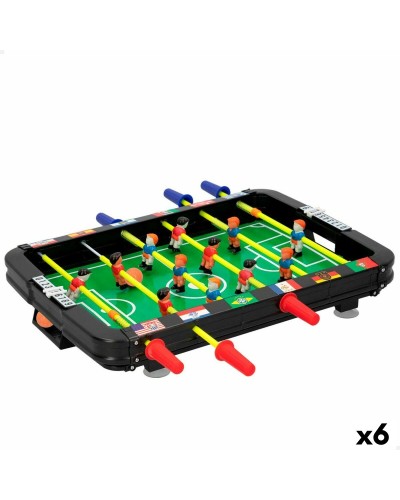 Colorbaby Calcio Balilla Mini - Tavolo da Gioco Portatile 36cm - Set 6 Pezzi
