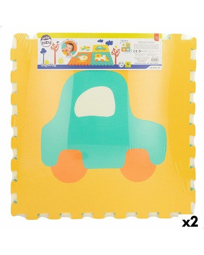 Colorbaby Tappeto Puzzle Veicoli 4 Pz 118x118cm EVA - Set 2 Unità
