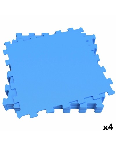 Puzzle Activo Niños Azul, 9 Piezas de Goma Eva, 50x50 cm - 4uds
