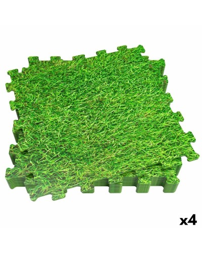 Puzzle Activo Prato Niños: 8 Piezas Goma Eva 50x50 cm - Set 4 Alfombras de Juego
