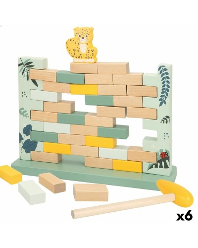 Woomax Set Construcciones Animales 44 Piezas - Juego Educativo Madera
