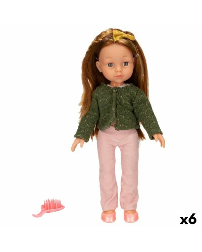 Colorbaby Isabella : Poupée 32cm avec Peigne - Set 6 Unités

