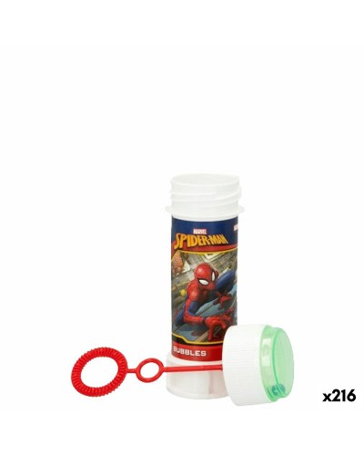 Bulles de Savon Spider-Man - 60ml - Mini Flacons pour Fêtes (216 pcs)
