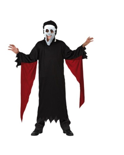 Adult Black Assassin Costume (2 Pcs) - Halloween, Cosplay
