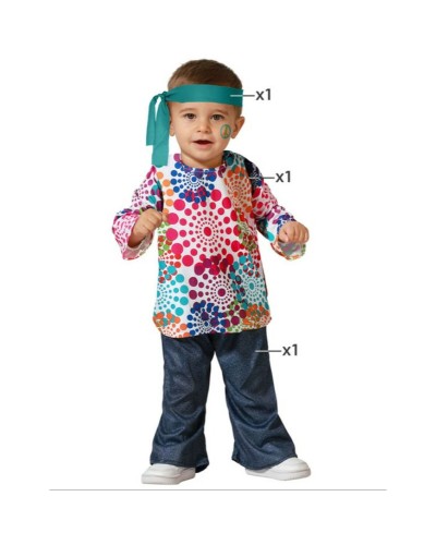 Newborn Hippie Costume 70s - Colorful and Fun Disguise

