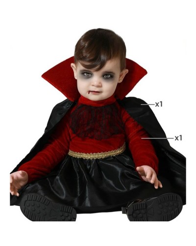Déguisement Vampire Halloween Bébé - Costume Original Enfant 0-24 Mois
