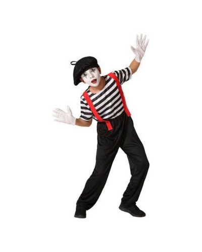 Costume Enfant Mime - Déguisement Carnaval, Halloween - Taille Unique
