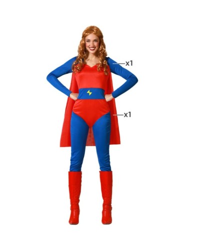 Costume Super-Héroïne Femme - Déguisement Cosplay Adultes - Halloween
