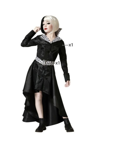 Evil Queen Girl Costume - Halloween, Carnival Dress Up
