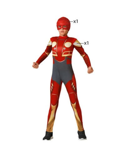 Costume de Super-Héros Enfant - Déguisement Fête à Thème - Taille Unique
