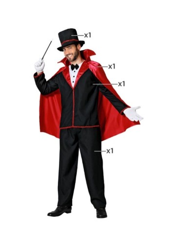 Costume Mago Adulto - Travestimento Halloween, Cosplay, Festa a Tema
