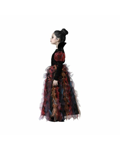 Vampirkostüm Mädchen Halloween - Elegantes Vampirkleid für Kinder
