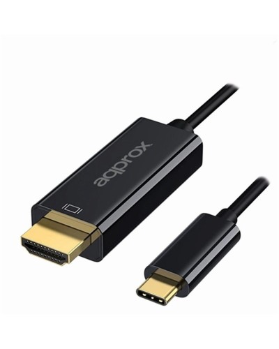 USB C till HDMI Kabel approx! APPC52 Svart Ultra HD 4K