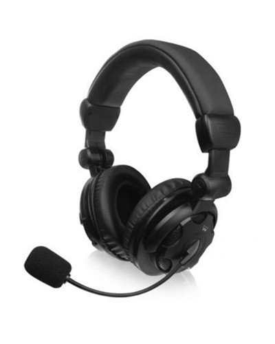 Ewent Heron Studio: Auriculares con Micrófono - Audio Nítido - Negro
