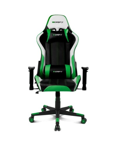 DRIFT DR175 Silla Gaming Ergonómica Verde - Comodidad y Rendimiento

