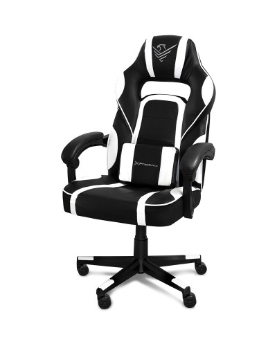 Phoenix TROPHY Chaise Gaming Blanc - Ergonomique, Inclinable, Confort Optimal
