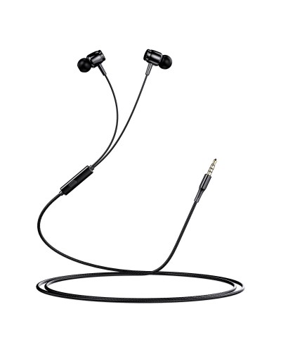 Écouteurs avec Microphone Contact Noirs - Audio Clair, Appels Parfaits
