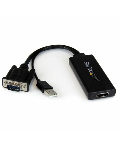 HDMI - VGA Adapteri Startech VGA2HDU              Musta