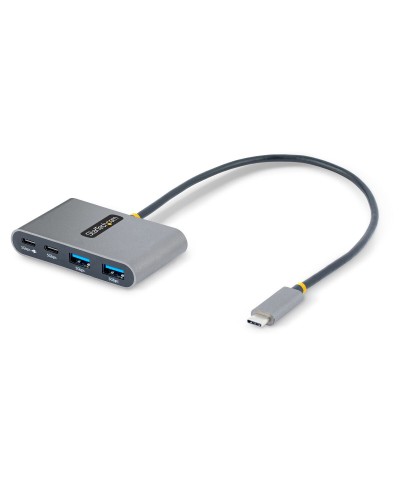 StarTech USB-C 5Gbps Hub - 2 USB-A, Power Delivery Passthrough, Tragbar
