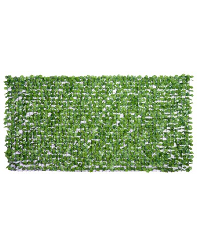  Rotolo di Siepe Artificiale per Balcone e Giardino in PE Verde 300x150cm