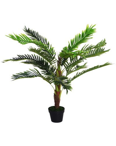 123cm Artificial Cycas Palm Plant for Indoor and Outdoor with Pot Included