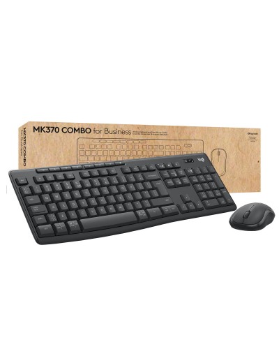 Logitech MK370 Wireless Keyboard and Mouse QWERTZ German - Graphite
